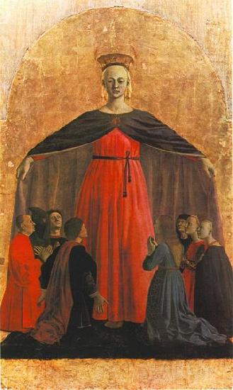 Piero della Francesca Madonna della Misericordia Sweden oil painting art